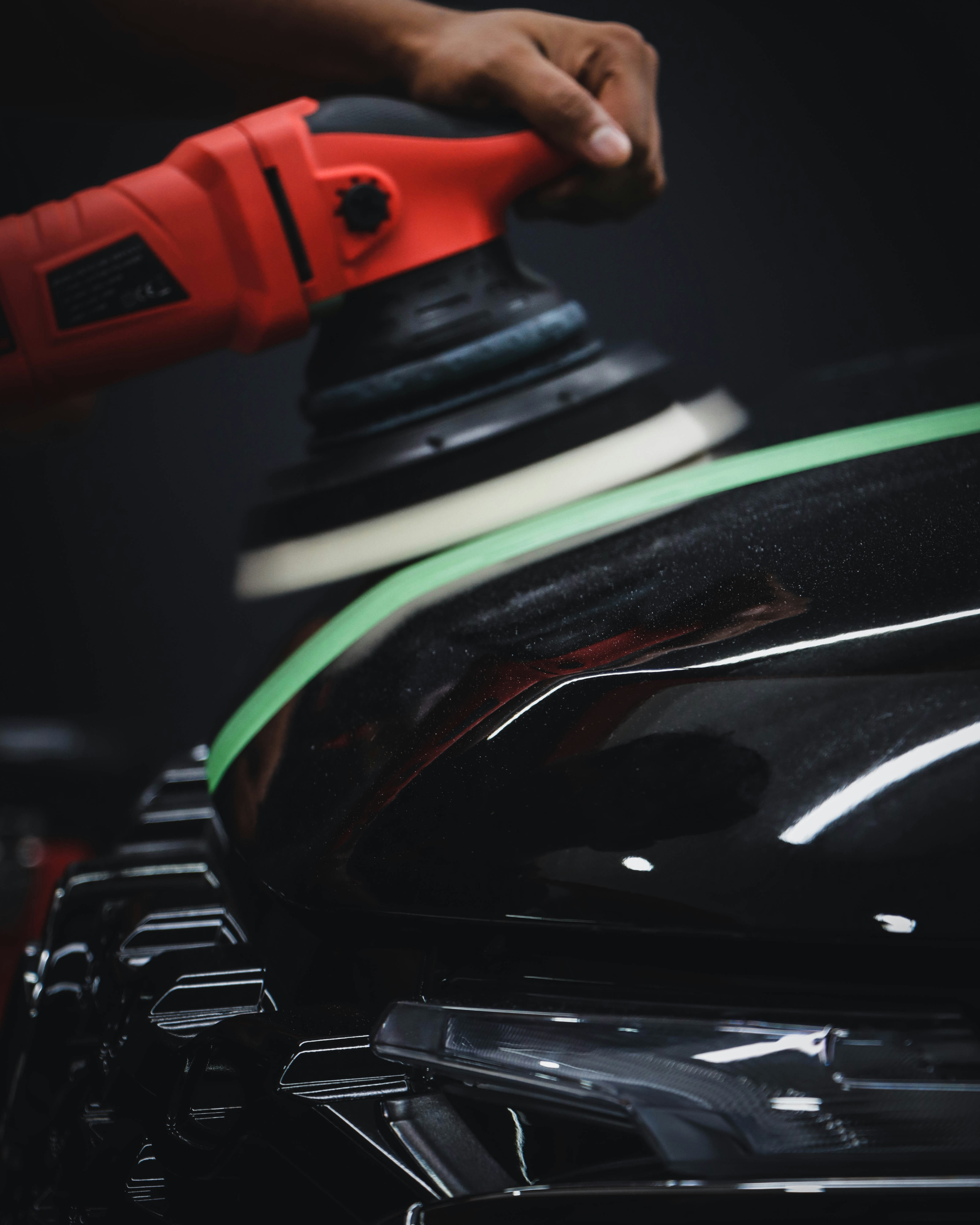 Professional paint correction with dual-action polisher